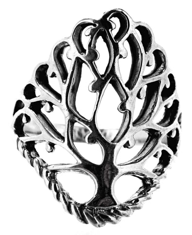 Ring Lebensbaum, Gr. 52-70 (lb1) - Silber
