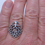 Ring Lebensbaum, Gr. 52-70 (lb1) - Silber