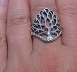 Ring Lebensbaum, Gr. 52-70 (lb1) - Silber