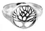 Ring Lebensbaum, Gr. 48-66 (lb2) - Silber