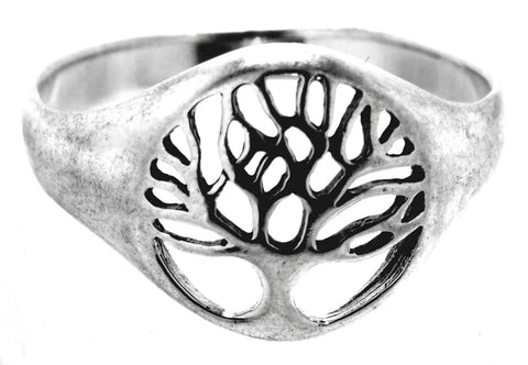 Ring Lebensbaum, Gr. 48-66 (lb2) - Silber