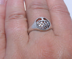 Ring Lebensbaum, Gr. 48-66 (lb2) - Silber