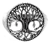 Ring Lebensbaum, Gr. 48-66 (lb3) - Silber