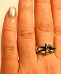 Ring Drachenkralle, Gr. 50-74 (kr13) - Silber