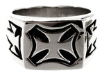Ring Eisernes Kreuz, Gr. 55-74 (ek30) - Edelstahl