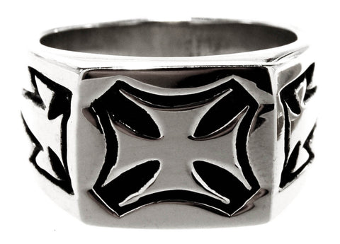 Ring Eisernes Kreuz, Gr. 55-74 (ek30) - Edelstahl