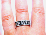 Ring Runen, Gr. 50-80 - Silber