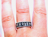 Ring Runen, Gr. 50-80 - Silber
