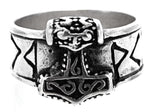 Ring "Thorshammer", Gr. 52-80 (thsi1) - Silber