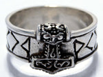 Ring "Thorshammer", Gr. 52-80 (thsi1) - Silber
