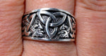 Ring Triqueta, Gr. 52-74 (trin) - Silber